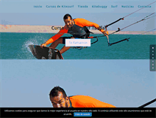 Tablet Screenshot of kitesur.com
